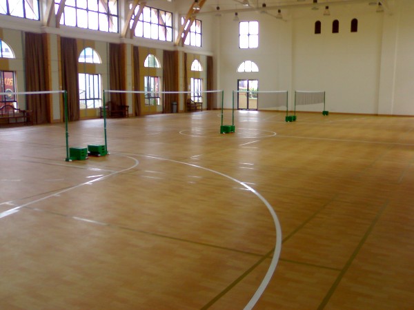 深圳萬科會所羽毛球場運動地板