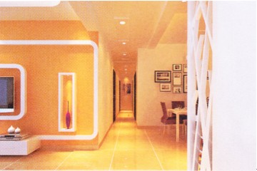 過(guò)道安燈宜排成一條直線